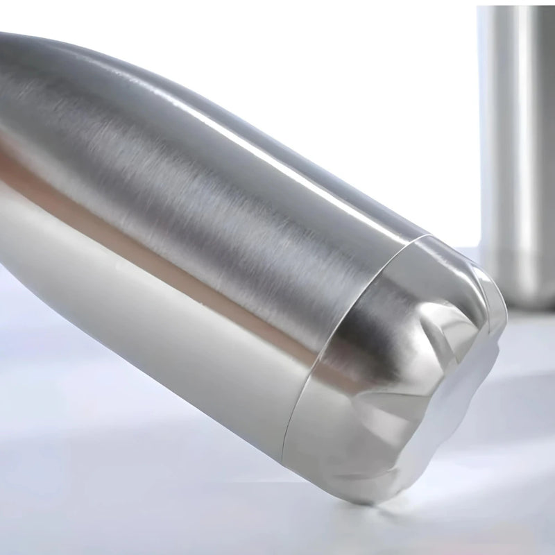 Garrafa 500ml em Aço Inox com Tampa Rosqueável – Leve, Resistente e Antivazamento