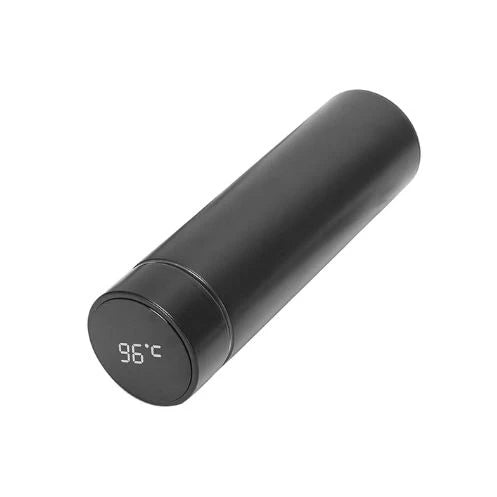 Garrafa Térmica Inox 500ml com Display Digital LED – Sensor de Temperatura Inteligente para Bebidas Quentes ou Geladas