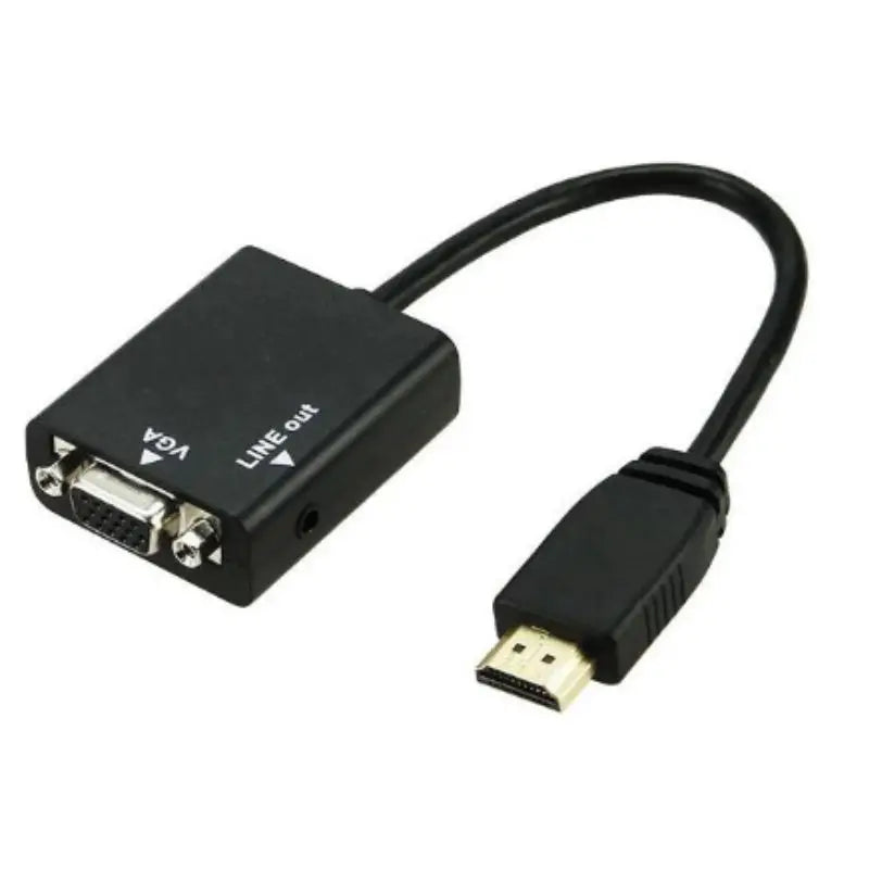 Adaptador de vídeo VGA/HDMI – GT-HDMIVGA (cabo + p2 auxiliar)