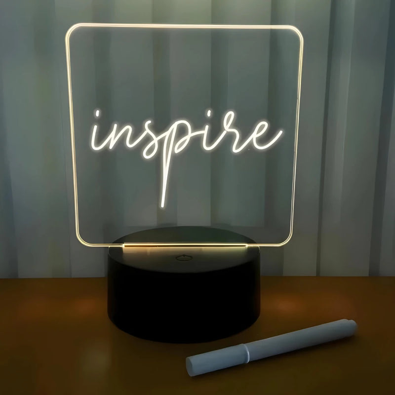 Luminária LED 3D com Caneta de Desenho – Crie, Ilumine e Encante!