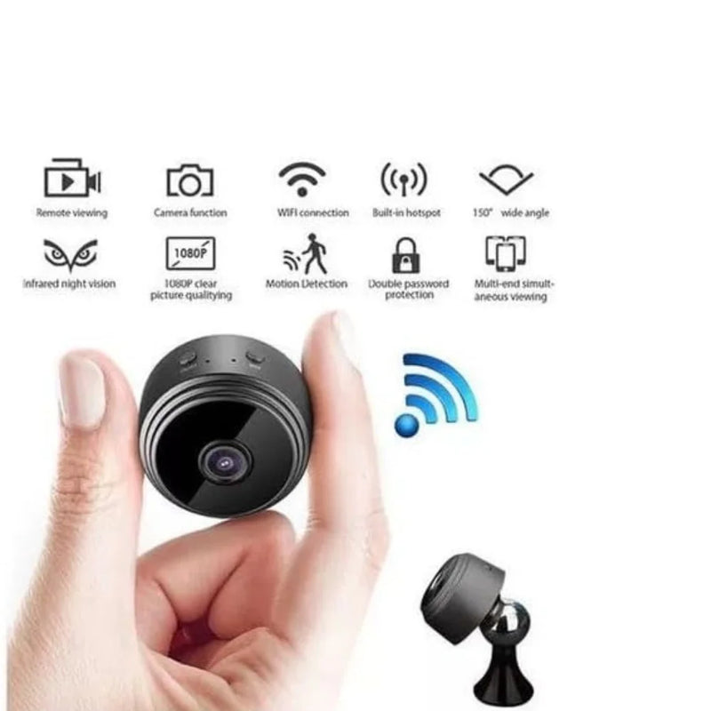 Mini Câmera A9 Original Sem Fio 1080p – Monitoramento e Segurança com Visão Noturna