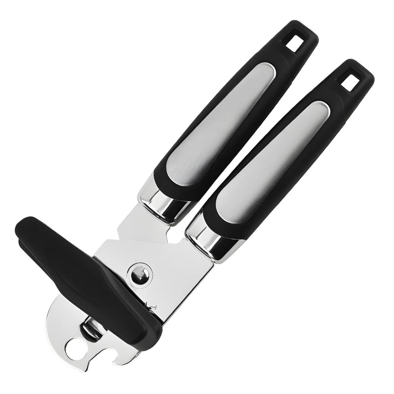 Abridor de Latas e Garrafas 3 em 1 em Aço Inox – Profissional, Prático e Durável para Cozinha