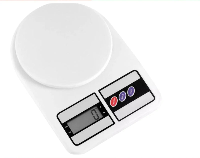 Balança Digital de Cozinha 1g a 10kg – Alta Precisão para Dieta, Fitness e Receitas