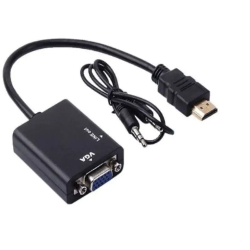Adaptador de vídeo VGA/HDMI – GT-HDMIVGA (cabo + p2 auxiliar)
