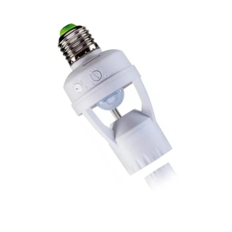 Sensor de Presença com Fotocélula para Lâmpada Soquete E27 – Economia e Praticidade