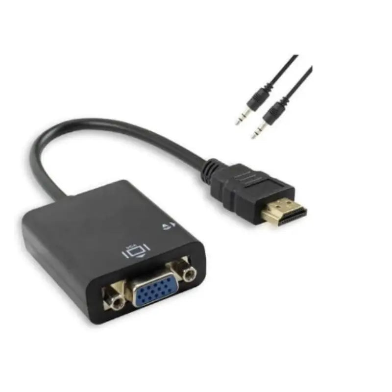 Adaptador de vídeo VGA/HDMI – GT-HDMIVGA (cabo + p2 auxiliar)