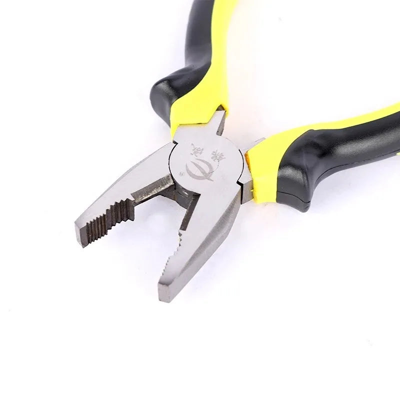 Alicate Universal 6" Exbom HSX63 Cabo Emborrachado | Lâmina em Aço | Corte até 1,6mm | Ferramenta Profissional