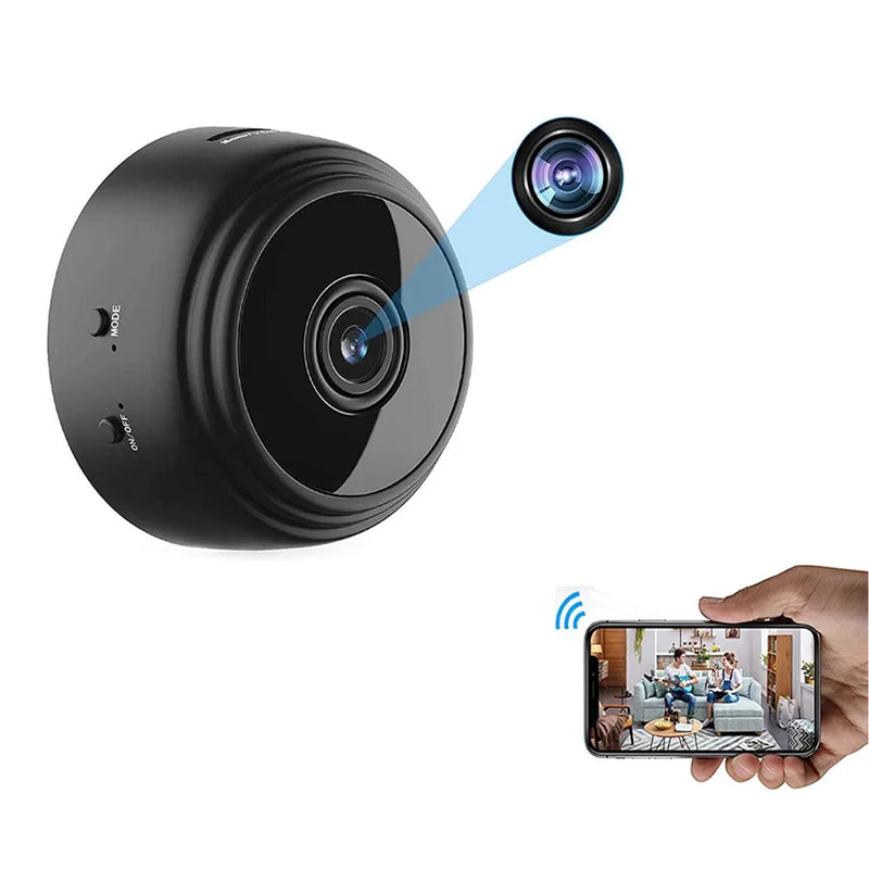 Mini Câmera A9 Original Sem Fio 1080p – Monitoramento e Segurança com Visão Noturna