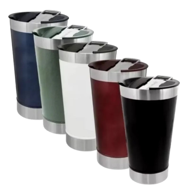 Copo Térmico Inox 473ml com Tampa e Abridor – Leve sua bebida sempre na temperatura ideal!