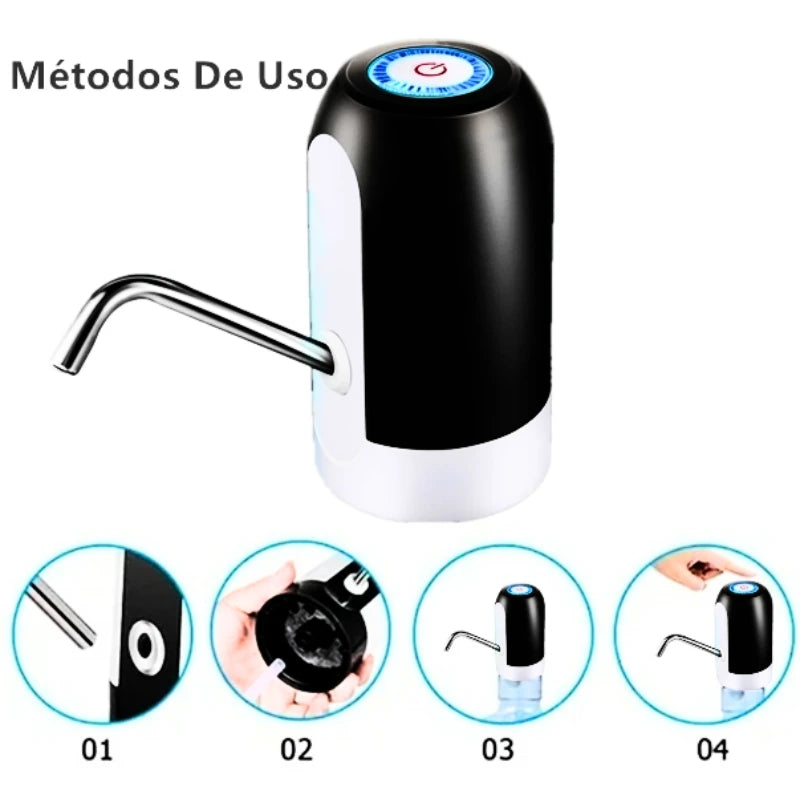 Bomba Elétrica Universal USB para Galão – Água com apenas um toque!