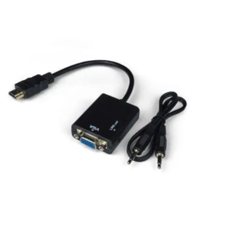Adaptador de vídeo VGA/HDMI – GT-HDMIVGA (cabo + p2 auxiliar)