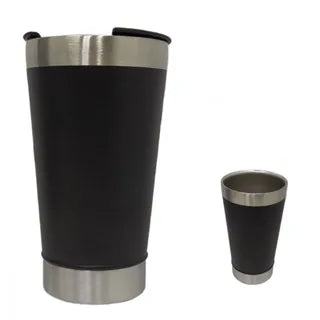 Copo Térmico Inox 473ml com Tampa e Abridor – Leve sua bebida sempre na temperatura ideal!