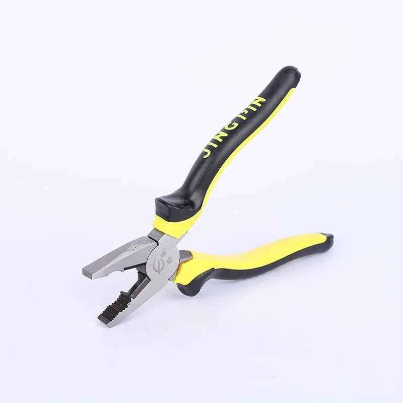 Alicate Universal 6" Exbom HSX63 Cabo Emborrachado | Lâmina em Aço | Corte até 1,6mm | Ferramenta Profissional