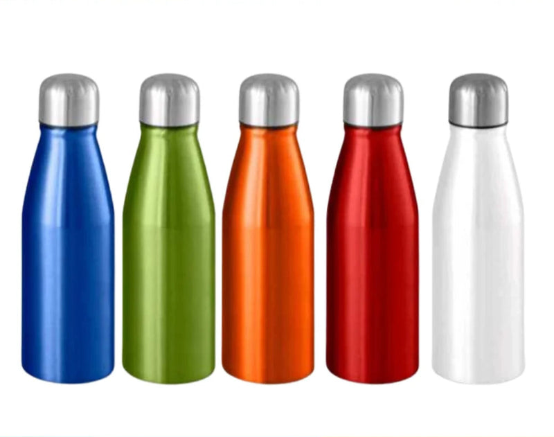 Garrafa 500ml em Aço Inox com Tampa Rosqueável – Leve, Resistente e Antivazamento