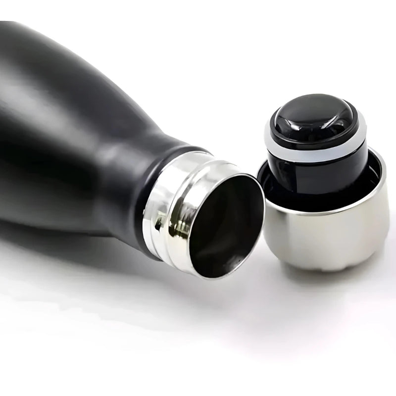 Garrafa 500ml em Aço Inox com Tampa Rosqueável – Leve, Resistente e Antivazamento