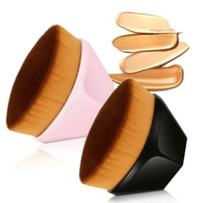 Pincel Hexagonal Para Base e BB Cream – Cerdas Super Macias para Maquiagem Perfeita