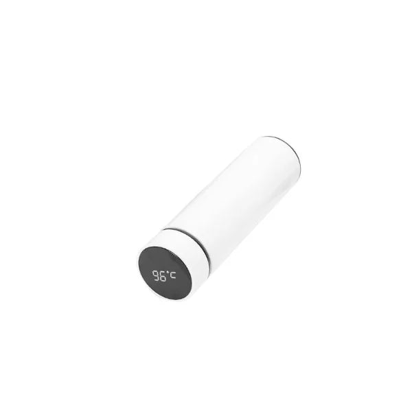 Garrafa Térmica Inox 500ml com Display Digital LED – Sensor de Temperatura Inteligente para Bebidas Quentes ou Geladas