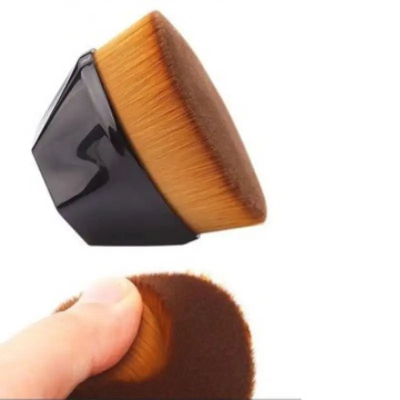 Pincel Hexagonal Para Base e BB Cream – Cerdas Super Macias para Maquiagem Perfeita