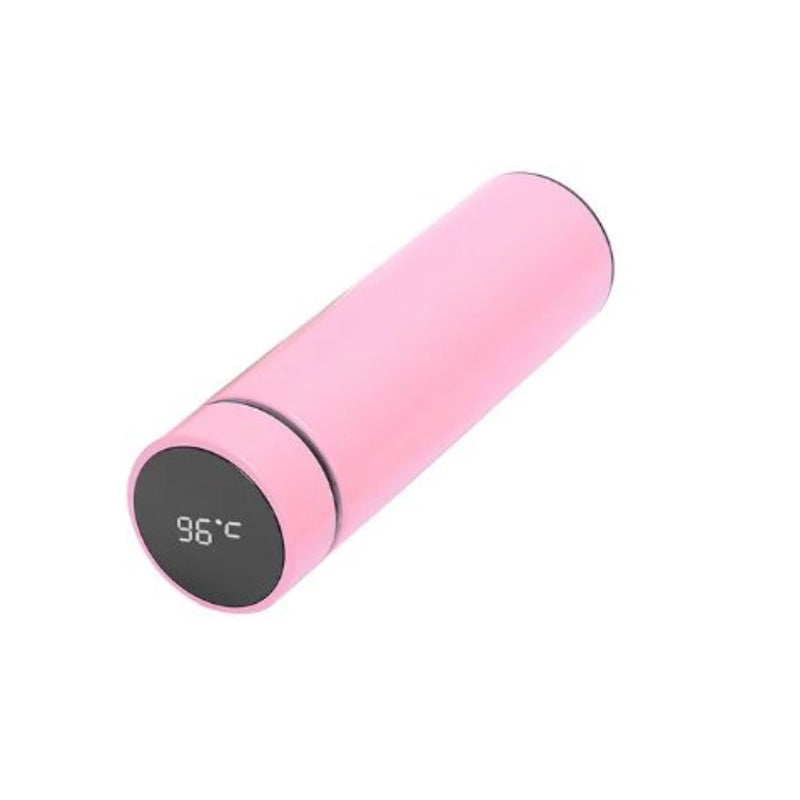 Garrafa Térmica Inox 500ml com Display Digital LED – Sensor de Temperatura Inteligente para Bebidas Quentes ou Geladas