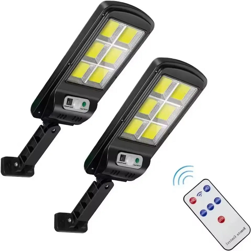 Luminária Solar Mini 60W com Sensor de Movimento e Controle Remoto – Iluminação LED Inteligente para Áreas Externas